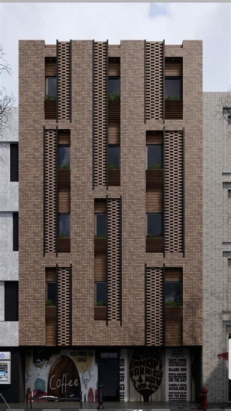 Modern Brick Facade