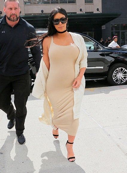 Kim Kardashian Keeps Her Daring Pregnancy Style Going At New York