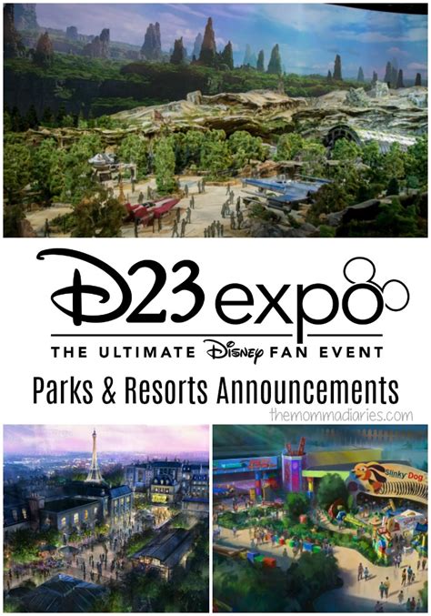 D23 Expo Disney Parks And Resorts Announcements The Momma Diaries