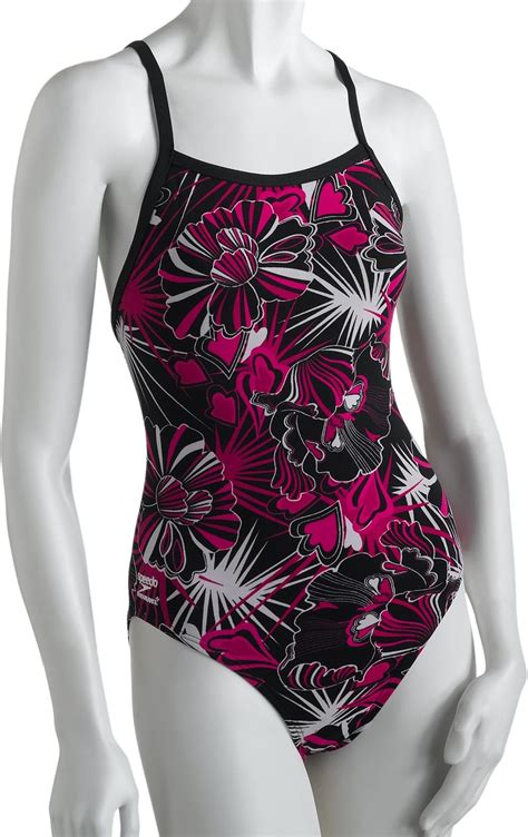 Speedo Womens Race Endurance Polyester Floral Explosion