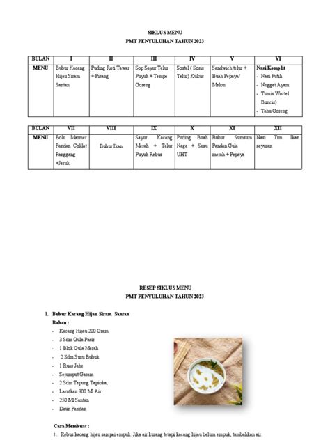 siklus menu pmt penyuluhan