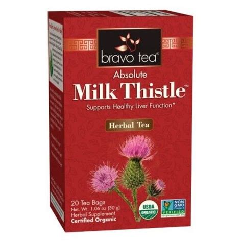 Organic Tea Milk Thistle Bags By Bravo Tea Herbs Ebay