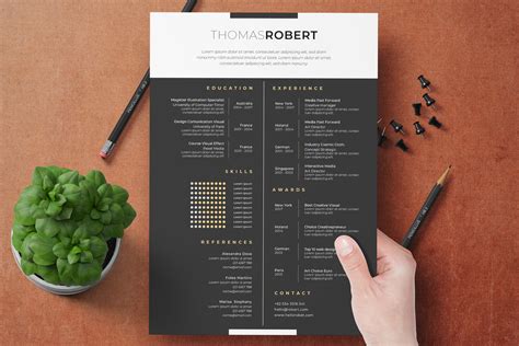 Resume Vol 8 Graphic By Storictype Creative Fabrica