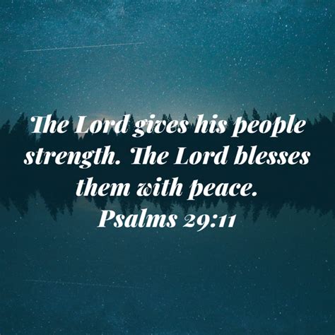 Psalms The Lord Gives His People Strength The Lord Blesses Them