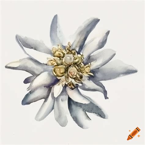 Edelweiss Flower Drawing | Best Flower Site