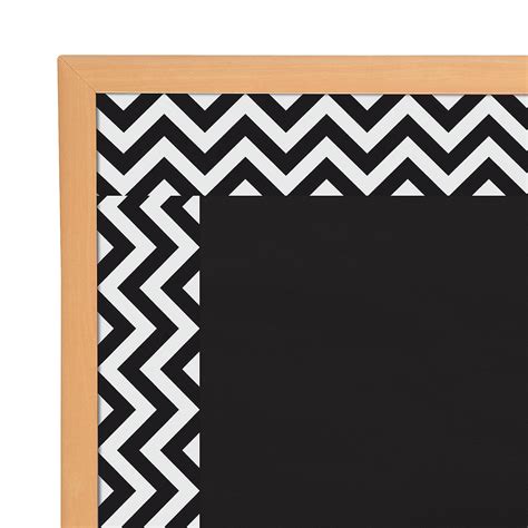 Black Chevron Bulletin Board Borders - Educational - 12 Pieces ...