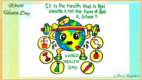 World Health Day Drawing Easy How To Draw World Health Day Health