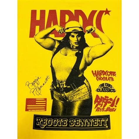 レジーベネット ムイラブアマカナリアイエロー Tシャツ Hardcore Chocolate ハードコアチョコレート メール便対応 t rbennett プロレス専門店バック