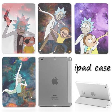 Buy Rick And Morty Cover Soft Silicon Fold Ipad Case Anti Knock Case