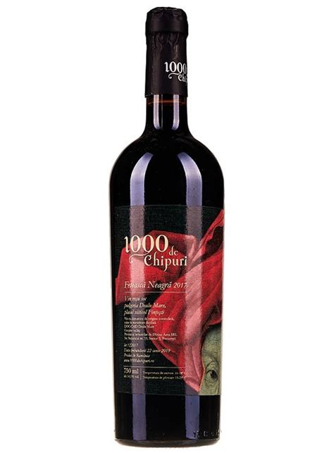 1000 De Chipuri Feteasca Neagra Vin Rosu Sec 0 75l