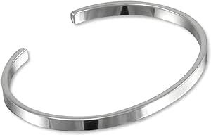 Amazon VN Jewelry Men S Solid 925 Sterling Silver Bangle Plain