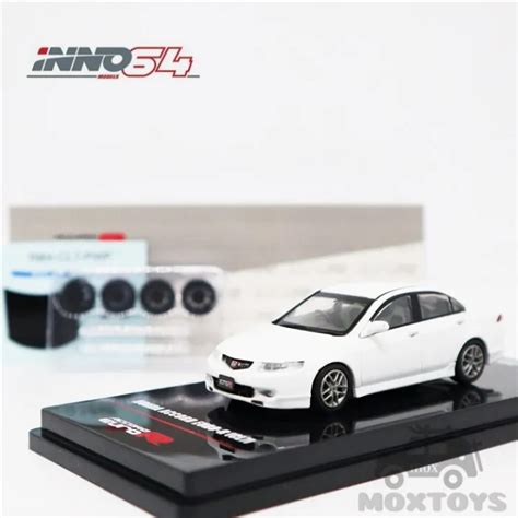 INNO 1 64 HONDA ACCORD Euro R CL7 Premium ลกแพรสขาวรถโมเดล Diecast