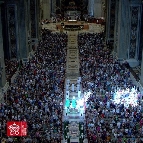 Vatican News On Twitter Pope Francis Mass In St Peter S Basilica On