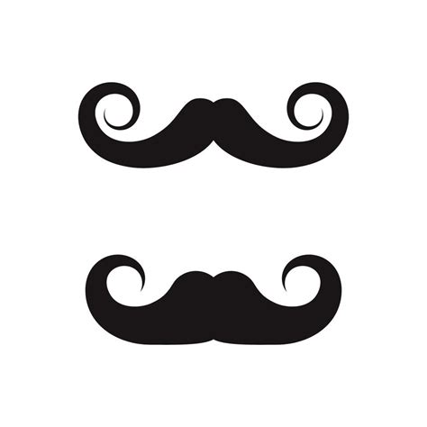 Mustache icon Logo template 18871308 Vector Art at Vecteezy