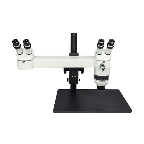 6x 31x Two Head Zoom Stereo Teaching Microscope Binocular Post Stand