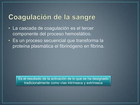 Trastornos De La Hemostasia Ppt