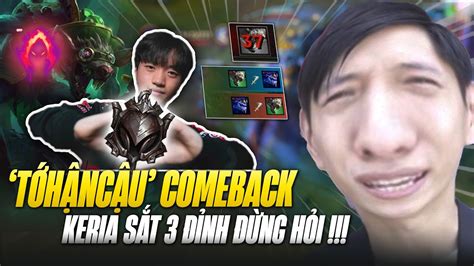 IDOL TỚ HẬN CẬU COSPLAY T1 KERIA COMEBACK SẮT 3 VÀ GAME ĐẤU TWITCH HỖ