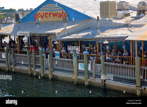 Riverwalk Restaurant At Tin City In Naples Florida Stock Photo Alamy