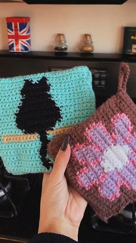 Crochet Hot Pads Crochet Crochet Pot Holders Free Pattern Crochet Hot Pads