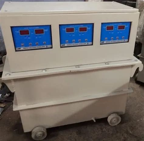 Digital Controller Three Phase Unbalance Servo Stablizer For