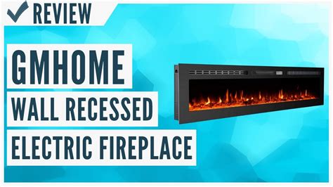 GMHome 70 Inches Wall Recessed Electric Fireplace Review YouTube