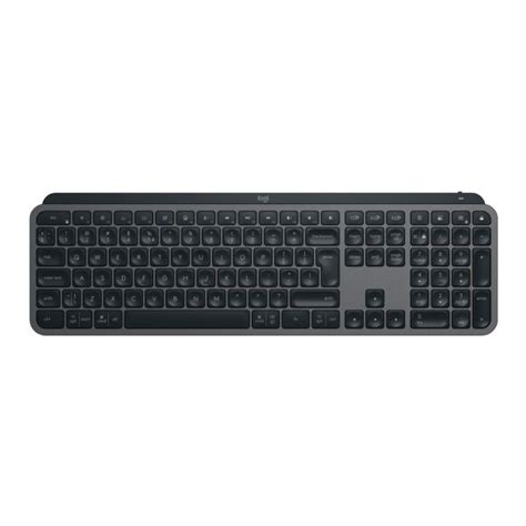 Logitech MX Keys S Tastatur Nordisk Sort Lomax