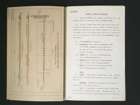 WW2 D DAY LANDINGS Top Secret Phoenix Booklet On Mulberry Harbours