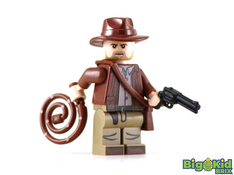 ARCHEOLOGIST INDY JONES Custom Printed on Lego Minifigure! Movies ...