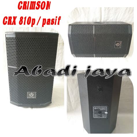 Jual SPEAKER PASIF CRIMSON CRX 810P CRX810P 10 Inch 2 Pcs Original