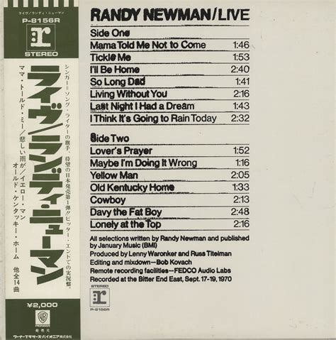 Randy newman albums - piraterewhsa