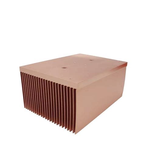 China Customized High Density Copper Skived Fin Heat Sink Manufacturers