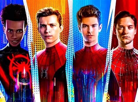 Tobey Maguire Andrew Gafield Y Tom Holland En El Tráiler De Spider Man Cruzando El Multiverso