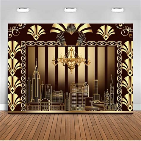 Roaring 20s Photography Backdrop The Great Gatsby Background Vintage