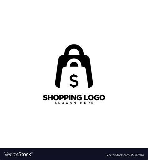 Creative shop logo design sale discount Royalty Free Vector