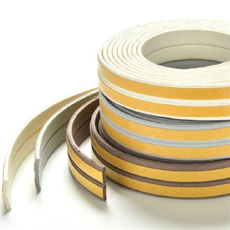 Self Adhesive D Type Doors And For Windows Foam Seal Strip