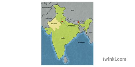 Mapa De India Con Caracter Sticas Geogr Ficas Mapa Ks A O Hass Geograf A