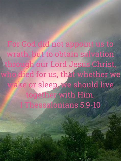 I Thessalonians For God Did Not Appoint Us To Wrath But To