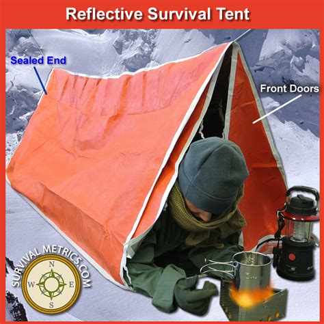 Reflective Survival Tent - Two Person (SM117) | SurvivalMetrics.com ...