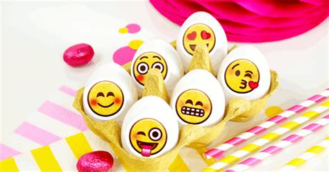 Emoji Diy Easter Party Eggs With Printables Party Ideas Party