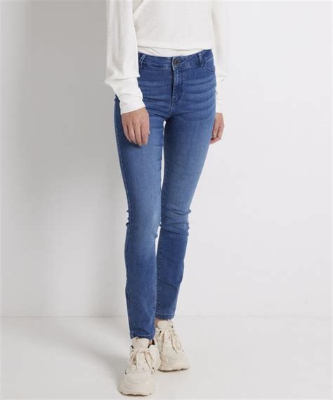 Terstal Dames Vrouwen Pescara Skinny Fit Stretch Jeans Blauw In Maat