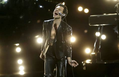 Grammys 2021: Harry Styles Performs ‘Watermelon Sugar’ | Us Weekly