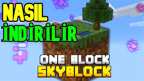 1 Blokta Skyblock Nasıl İndirilir Youtube