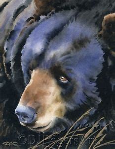 Black Bear Watercolor at PaintingValley.com | Explore collection of ...