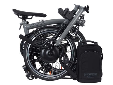 Brompton Electric P Line Urban Hoog Grijs Metallic H R Mmg Rtibk Efcb