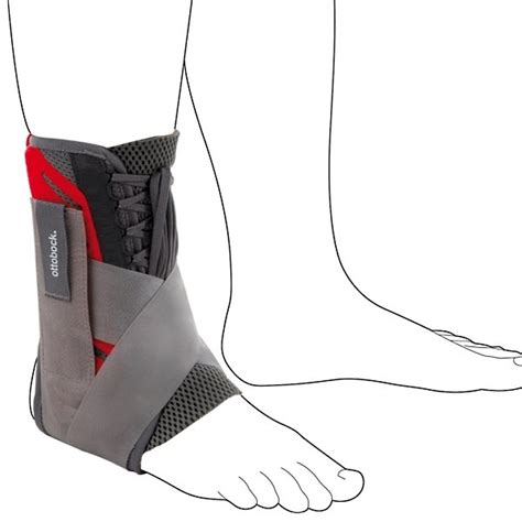 Ортез голеностопный Otto Bock Malleo Sprint Light на шнуровке создает ...