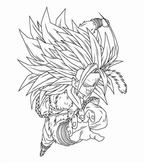 Goku Super Saiyan 6 Coloring Pages Goku Super Saiyan 6 Goku Super Saiyan Cartoon Coloring Pages