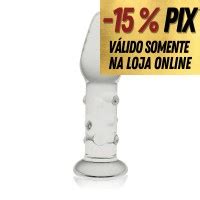 Loja Sexy Love Plug Anal C Nico Em Vidro Relevo Lovetoy