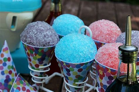 Homemade Snow Cones 3 Ingredient Syrup Recipe Hoosier Homemade