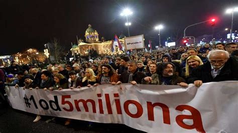 Mood of revolt in Serbia as anti-Vucic protests grow - Daily Times