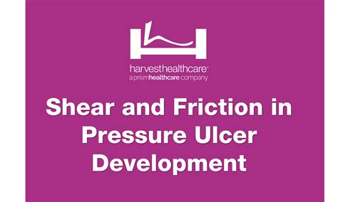 Shear And Friction In Pressure Ulcer Development Harvest Healthcare